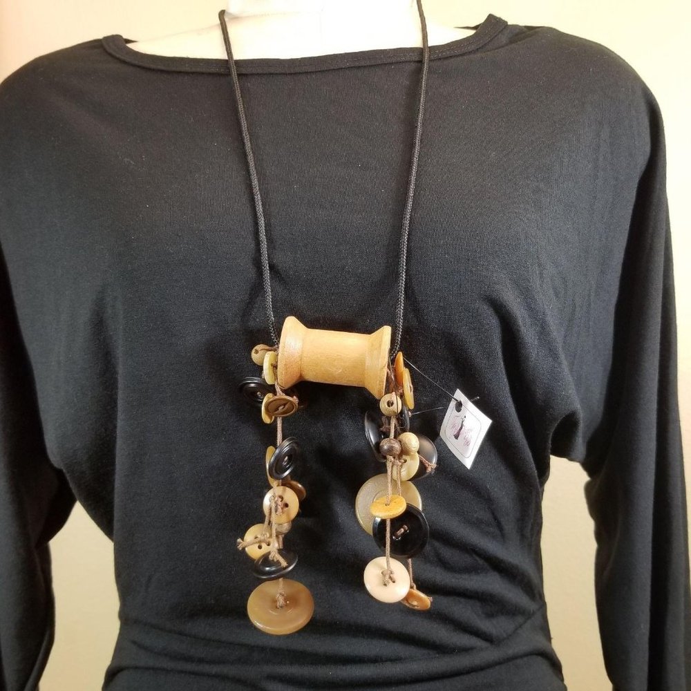 Hobo chic Handmade unique Necklace piece